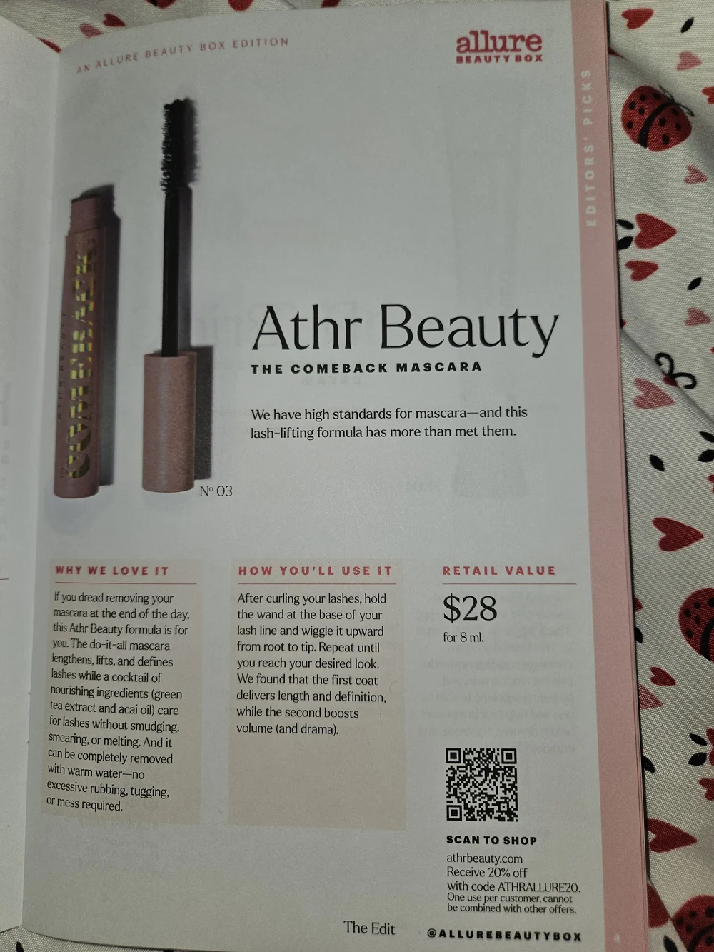 athr beauty lightweight mascara